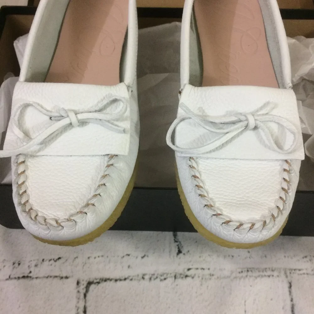 J. Crew Soft unlined leather loafers 7.5